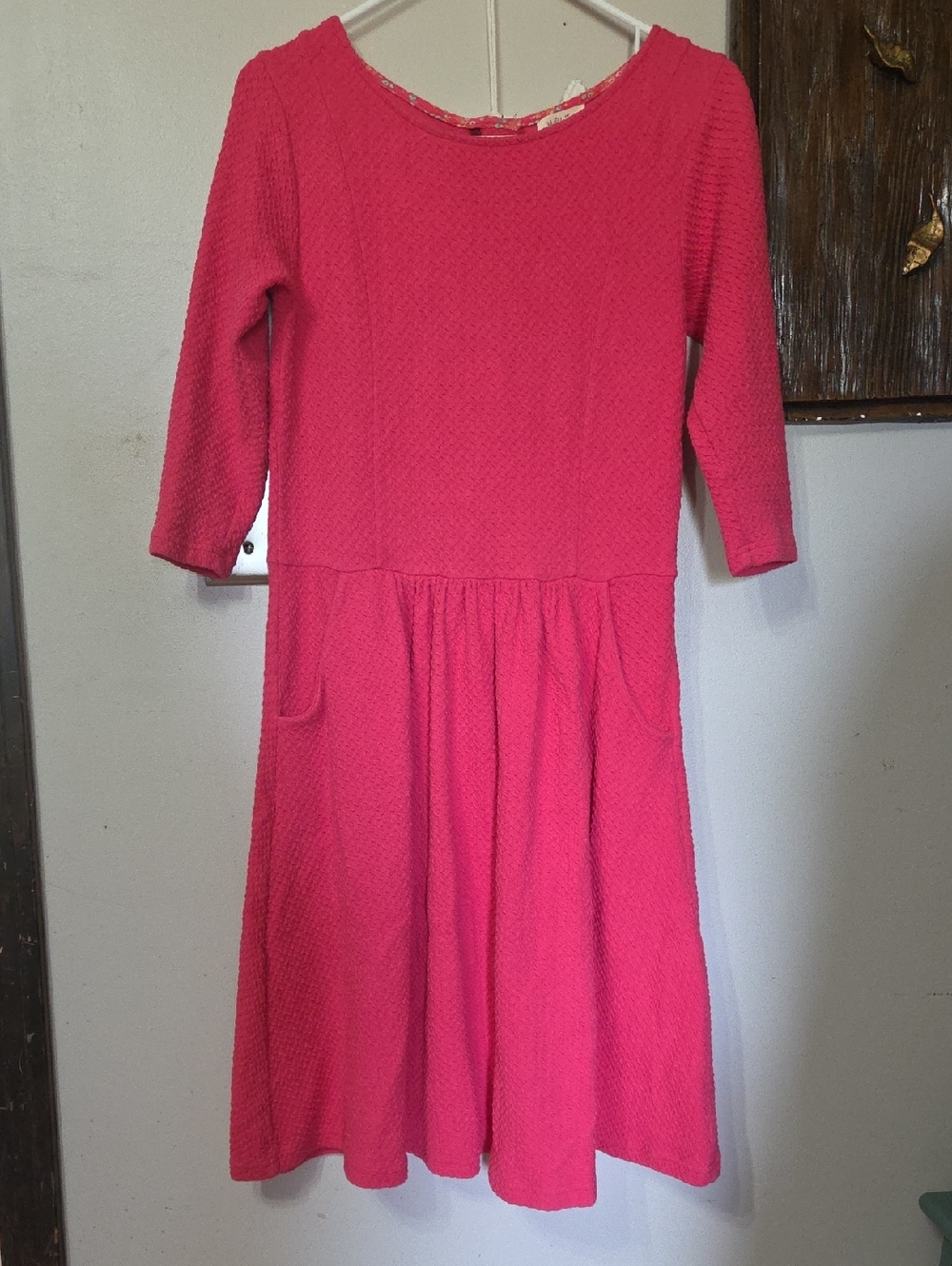 Matilda Jane Pink Textured Dress Sz Small